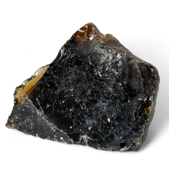 Rootbeer Translucent Art Glass Cullet Slag Glass #4XL81 - Picture 1 of 5